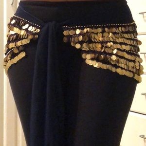 Belly dance hip scarf